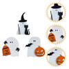 3 Pcs Ghost Ornaments Terror Party Birthday Decoration Tiered Tray Halloween Signs Farmhouse Table Room Decors Household
