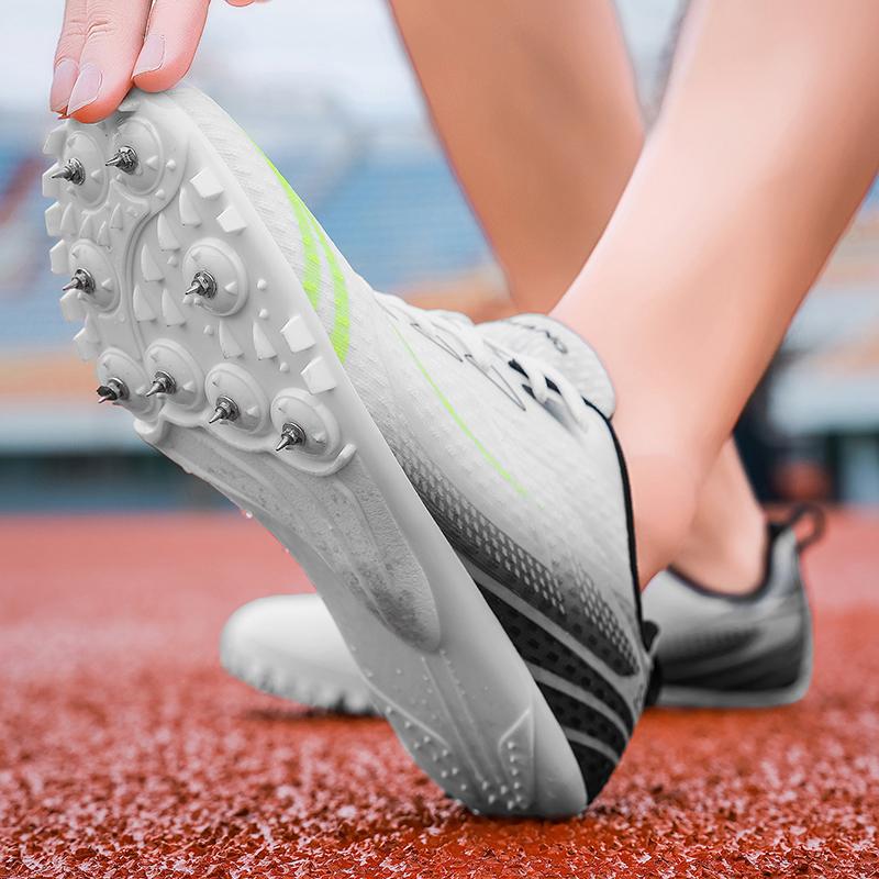 Track And Field Shoes Men Women Spikes Athletic Shoes Track Race Jumping Athletic Shoes Girls Professional Running Nail Spikes Shoes Boys