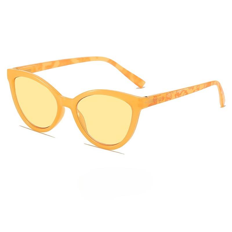 Cat Eye Brightening Night Vision Reading Glasses Lady's Fashion Anti Blue Light and UV Protection Far Sight Eyeglasses Diopter