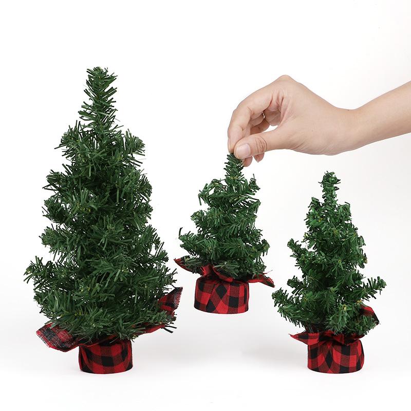 15-30cm Artificial Mini Christmas Tree Pine Needle Branches for Christmas Home Tabletop Fireplace Decoration 2026 New Year Gifts