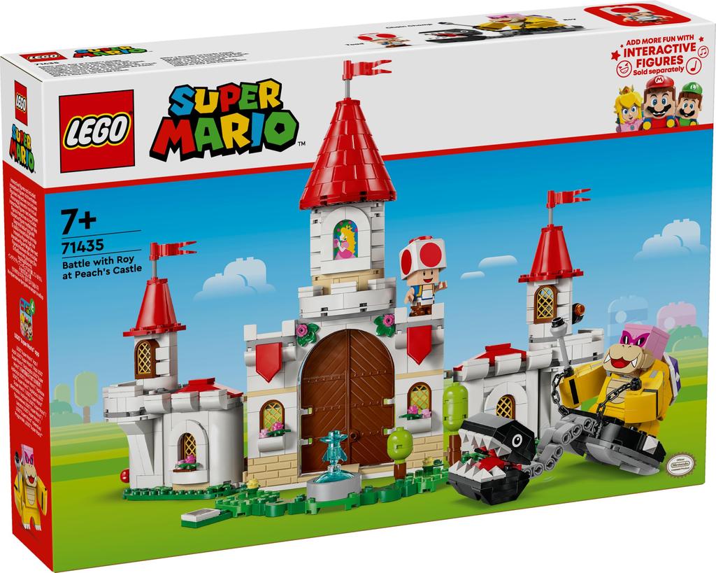 LEGO Super Mario vs. Roy! Peach's Castle Toy - Birthday Present - Building Blocks - Girls, Boys, Children (Ages 7, 8, 9) - Elementary School Students