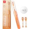 Oclean Ease S Electric Smart Brushing Area Switch IPX7 Includes 3 Replacement Plaque Oral Dental Interdental Home Orange Toothbrush, Portable, Type-C