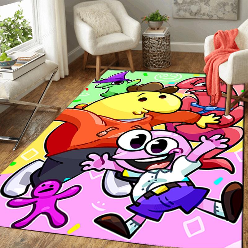 Smiling friends Rug Floor Mat for Living Room or Bedroom Soft and Comfortable Carpet a Gift for Birthday and Holiday.NFF0928150