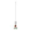 5pcs Hanging Anti-drip Spray Four-way Atomizing Nozzle Garden Hanging Anti-drip Nozzle 1/4" Barb Screw Connector