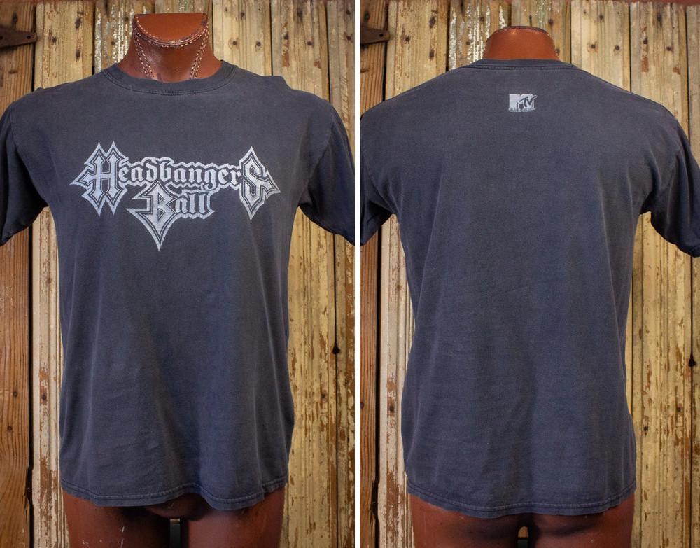 Vintage Headbangers Ball MTV Graphic T Shirt 90s M