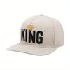 Унисекс Crown KING Вышитые хип-хоп шляпы весна осень открытый регулируемые повседневные бейсболки солнцезащитная шляпа
