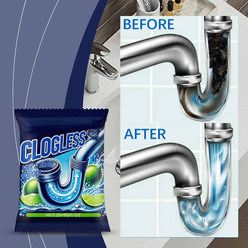 Dredging Powder, Effective Odor Removing Cleaning Agent, Reduces Blockage And Dissolves Dirt