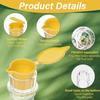 Portable Lemon Juicer Lightweight juicing tool, washable manual juicer Includes strainer accessory, suitable for lemons and oran