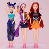 Vinyl Hunters Girl Figurine Anime Movie Girl Idol Action Figure with Movable Joints Collectible Pretend Play Toy Gift for Girls