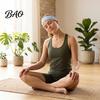 Elastic Bangs Holder Bands Wide Headband for Women, Non-Slip Stretchy Hair Band with Star Polyester Sweat Wave Print Yoga Running Sports And