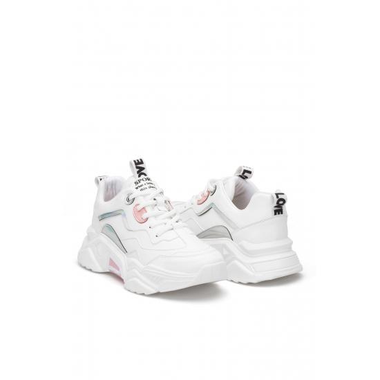 Shoes and Sandals Polyurethane, Non-Slip, Soft, Lightweight and Orthopedic Sole Women's Blue White Sneaker