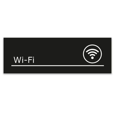 WiFi Available Metal Door Sign Office Cafe Decor 40x10cm