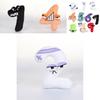 Alphabet Lore Number Zero One Plush Baby Doll Educational Toys Home Decor Gift