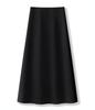 Women's Thickened Wool A-Line Skirt for Fall/Winter 2025 - High-Waisted, Hip Covering, Slimming Mid-Length Design