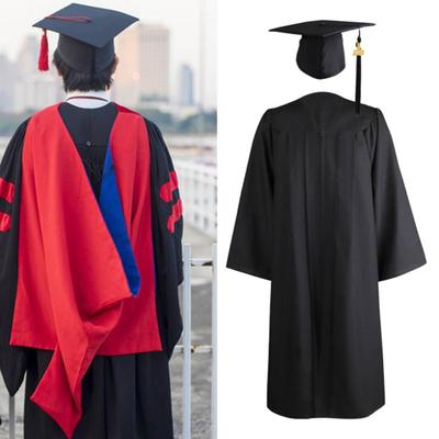 1 Set Tear-resistant Tassel Comfy Academic Costume 2023 Men Women Students Graduation School Supplies