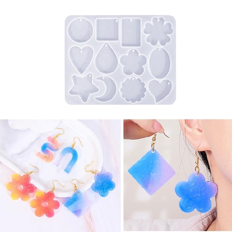 Eye Catching Mold for Unique Earrings and Keychains Handmade Jewelry Accessory