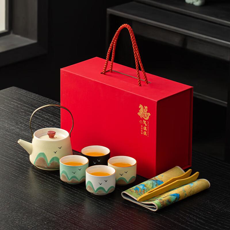 Deou Starlight Year of the Horse Ceramic Kung Fu Tea Set