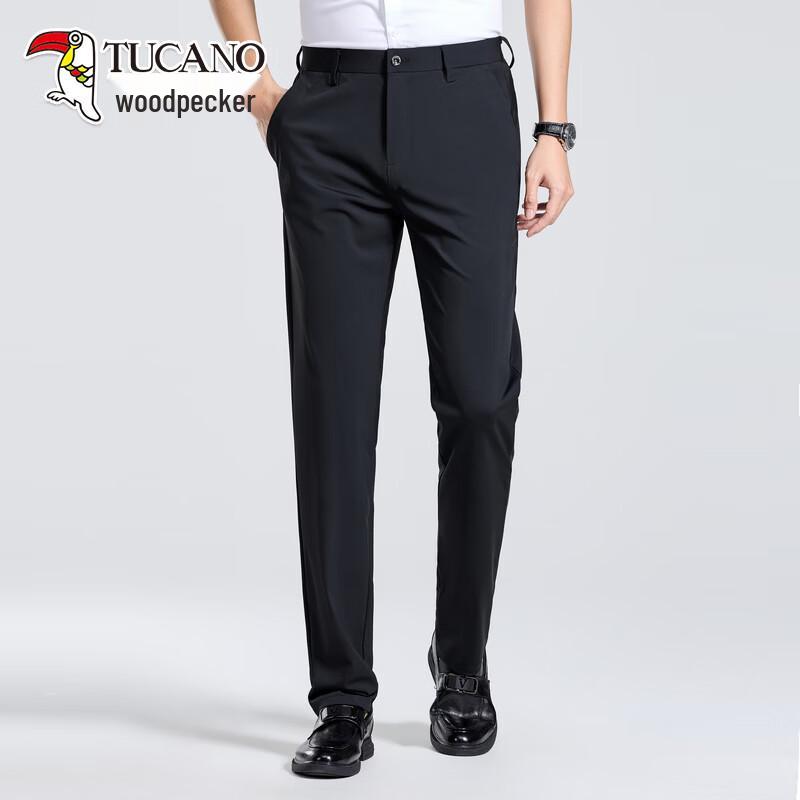 TUCANO Men s Anti-Wrinkle Straight Business Casual Pants 180/92A