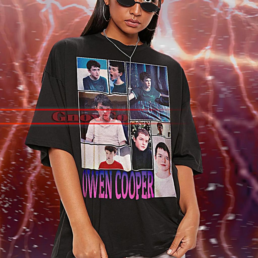 OWEN COOPER T Shirt Vintage Retro s Sweater Merch saf vintage Washed fashion Stylish Casual Comfortable graphic Stretched