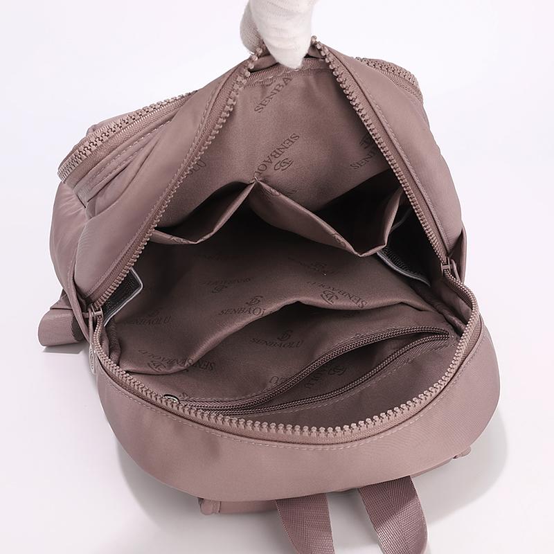 Women's Backpack Large Capacity Backpack Nylon Lightweight Schoolbag
