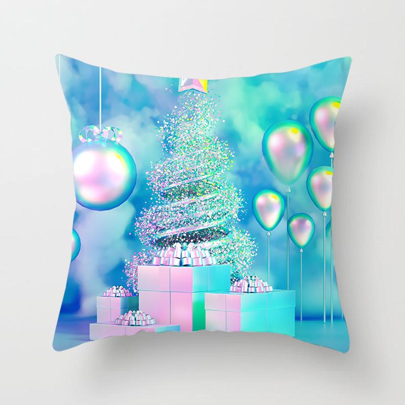 Weihnachts-Kissenbezüge für Zuhause, weihnachtlich bedruckte Bett-Heimdekorations-Kissenbezüge, weihnachtliche dekorative Kissenbezüge