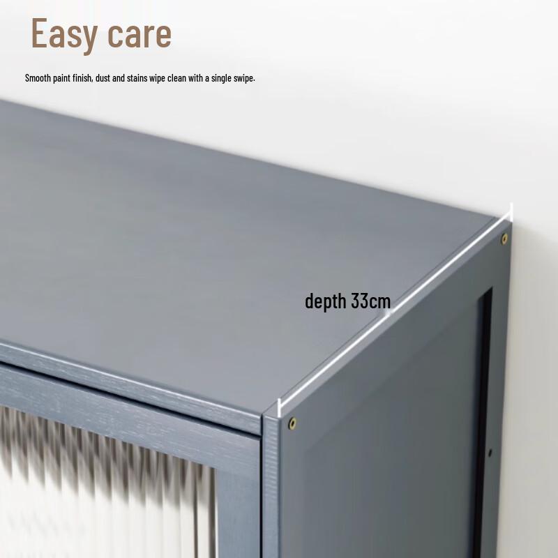 Bieying Slim Floor Cabinet with Flip Doors