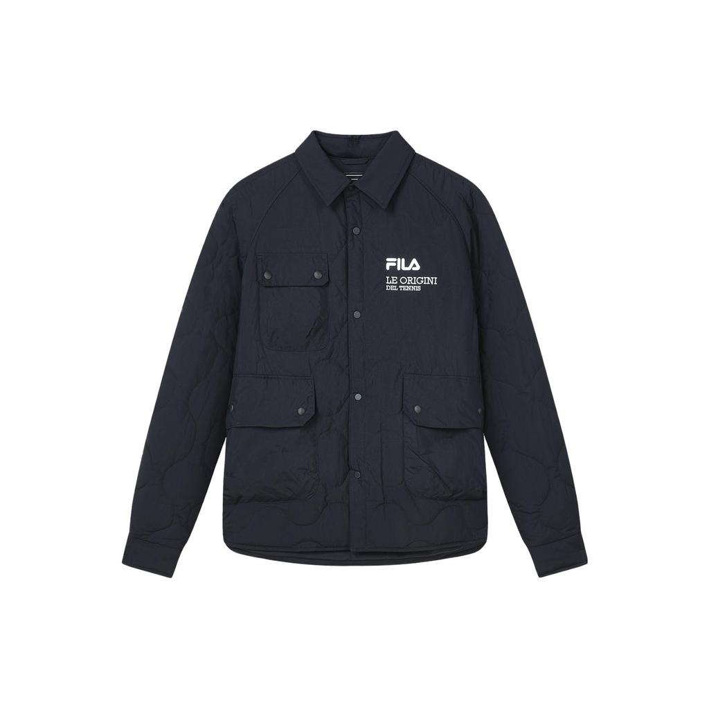 New FILA Puffer Jacket Men's Legend Blue F11M349910F-NV