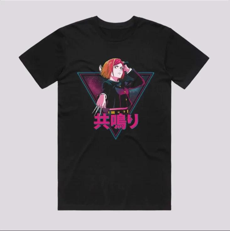Anime Jujutsu Kaisen Resonance Japanese Style Black Tshirt Size S4XL S