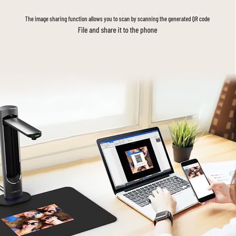 Weishan 52MP Dual-Lens AI A3 Document Camera CN plug (adapter included)