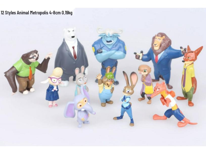Trolls 12-Style Figurines: Ugly Dolls and Micro Landscape Cake Decorations