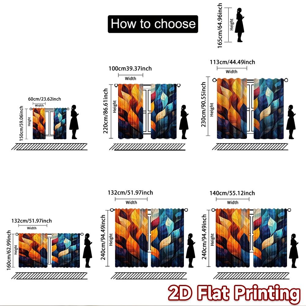 1pc 2D flat Photography Backdrop Popular Background cloth Colorful Autumn Leaves 100% Polyester Festive Wall Decor for Suitable