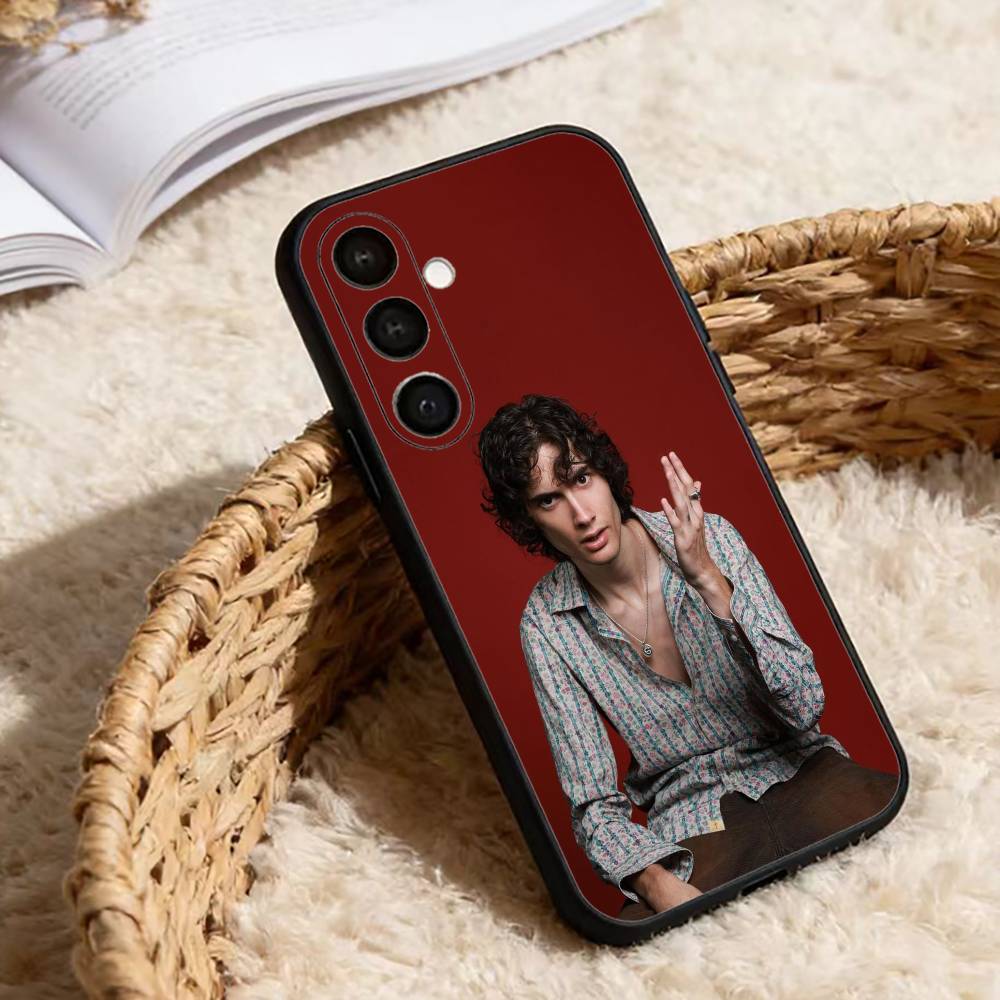 Singer Sombr Perforing Phone Case For Samsung Galaxy A20,21s,22,31,32,52,53,72,73,80,91 Soft Black Shell