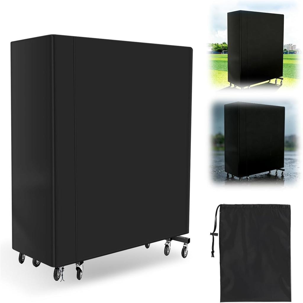 Abdeckung für klappbaren Tischtennis Tisch, 210D Oxford Stoff Wasserdicht Winddicht 64.96x27.56x72.83 Zoll Robust Reißfest