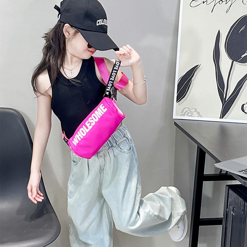 Round-shaped Slanted Crossbody Small Bag, Trendy Single-shoulder Bag, Girl's Simple Casual Sports Money Bag