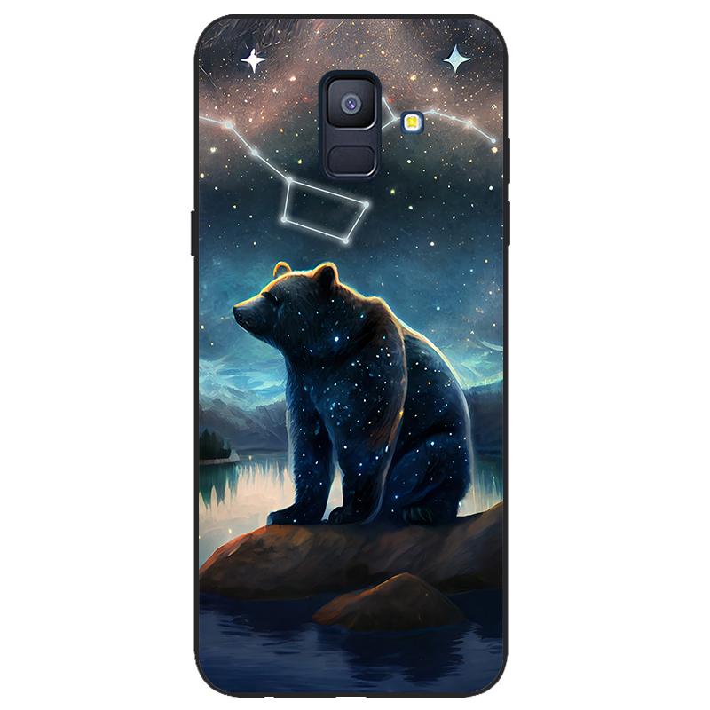 For Samsung Galaxy A6 2018 Silicone Case SIM SM A600 A600F Phone Case Tpu Case Coque Samsung Galaxy A62018 black