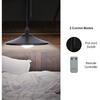 Lixada Solar Pendant Light Outdoor Indoor Hanging Light LED Shed Light Waterproof Pendant Lamp with Remote Control & Pull Cord for Garden Yard Patio