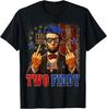Funny Abe Lincoln Middle Finger Two Fiddy 2 Fiddy T-Shirt