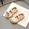 Shoes for Girls Baby Mary Janes Cartoon Bunny Little Children Spring Leather Shoes Funny Cover Toe Comfortable Kids Shoes