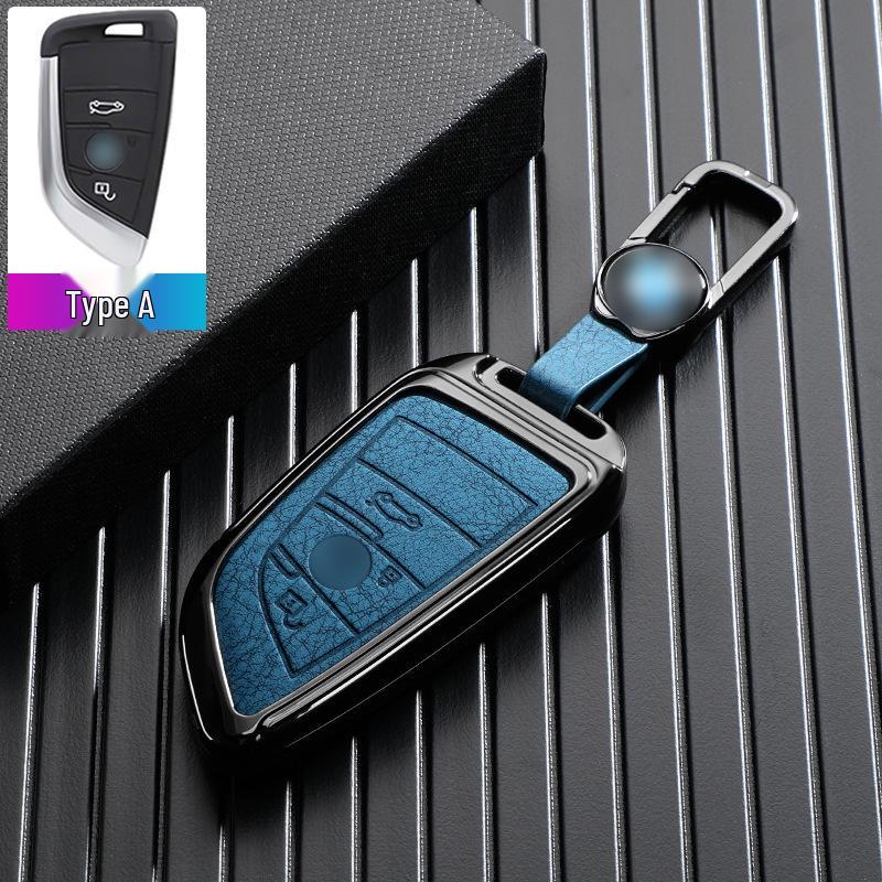 BMW Car Key Case for 7 Series, 5 Series, 3 Series, X1, X2, X3, X5, X6, and 530Li.