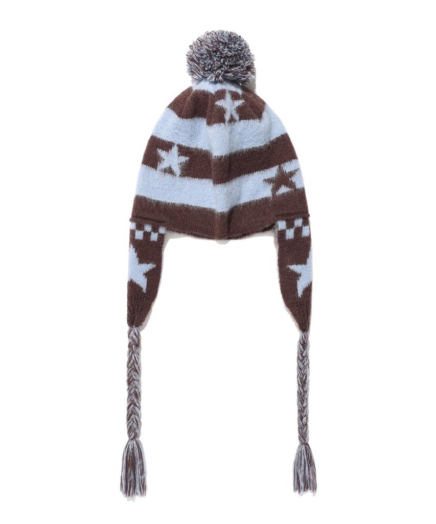 ISTKUNST Star Stripe Earflap Beanie_Blue(Ik2Ffmab22A)