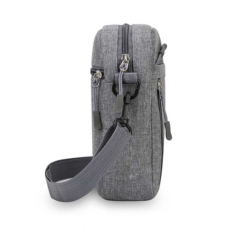 Men's Outdoor Small Shoulder Bag Nylon Portable Commuter Shoulder Bag Casual Versatile Multi-Component Crossbody Bag Handbag