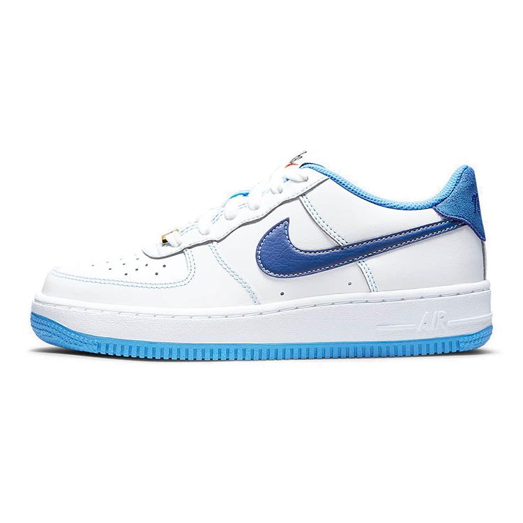 New Nike Air Force 1 S50 'White University Blue' Gs DB1560-100