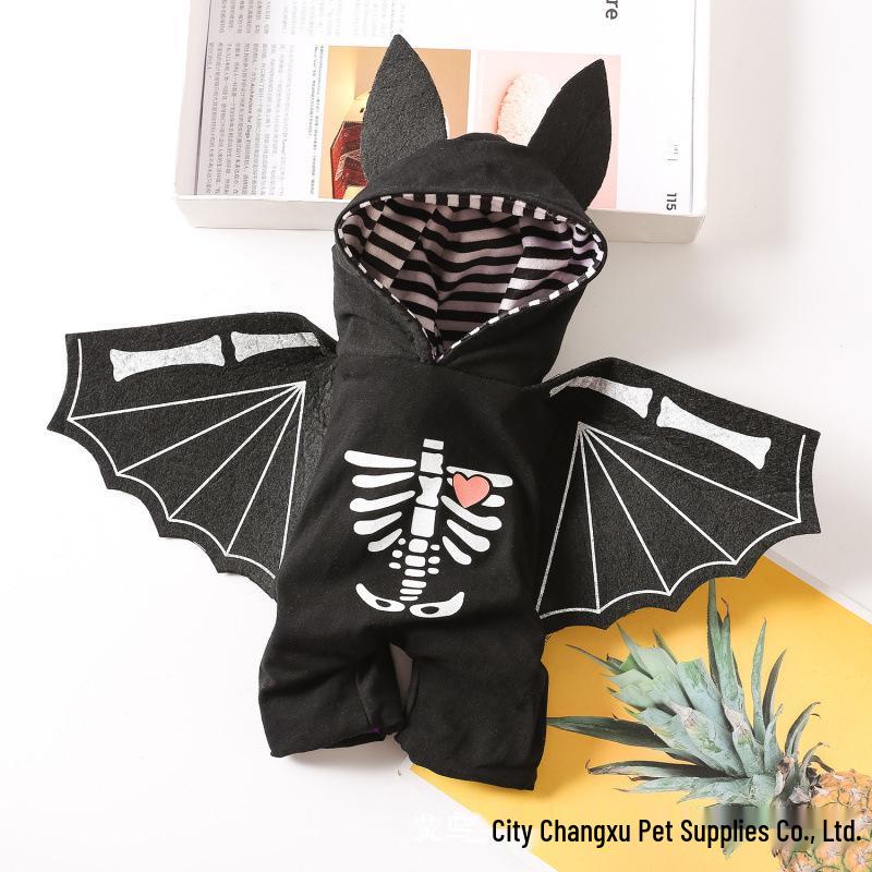 Deadly Doll Pet Costume: Halloween Dog Outfit with Knife Dagger for Puppies