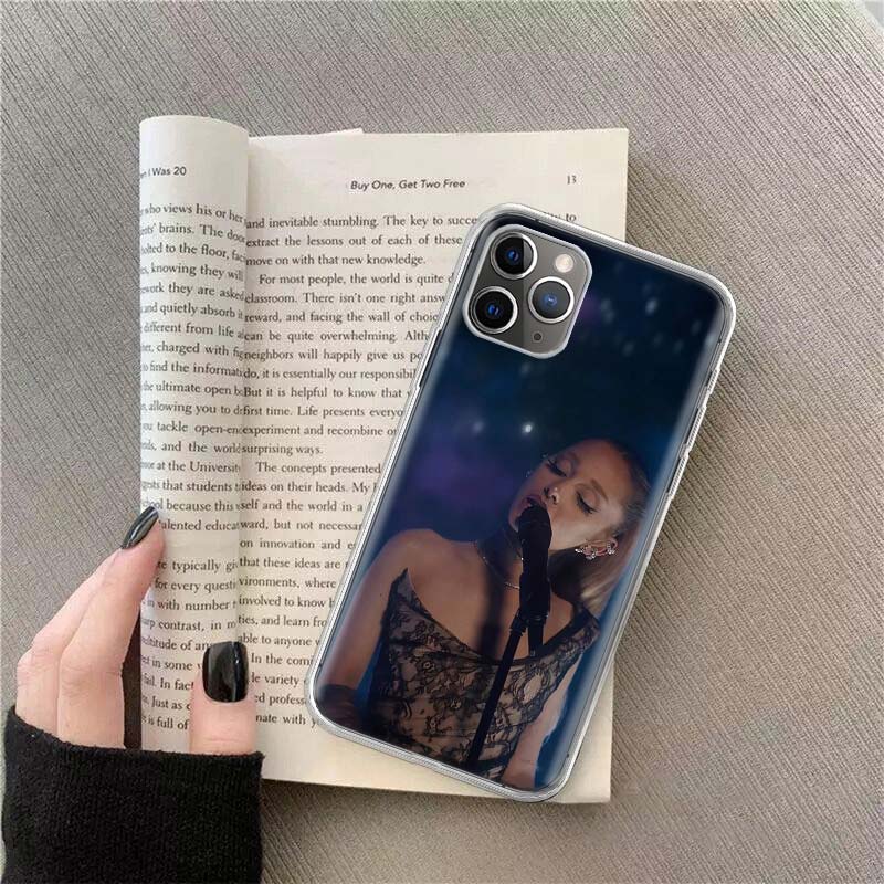 Ariana Grande Phone Case For Apple Iphone 12 13 Mini 14 15 Pro 17 Pro Max Air 11 16E 16 Plus Shell Cover Clear TPU Pro