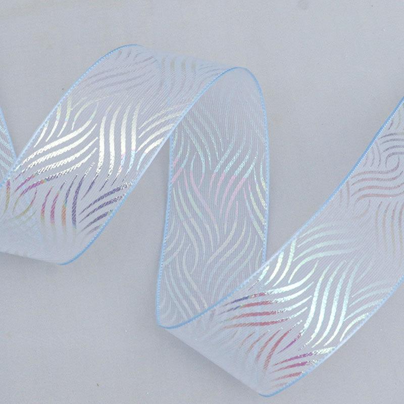 Elegant and Exquisite Transparent Ribbon Wedding Gift Ribbon Handmade DIY Flower Package Decoration Material Floral Ribbon Crafts Making Ribbons