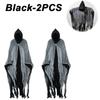 Halloween Cloak Witch Cloak Grim Reaper Costume Cloak Haunted House Costume Dress Up Horror Trick Costume Props