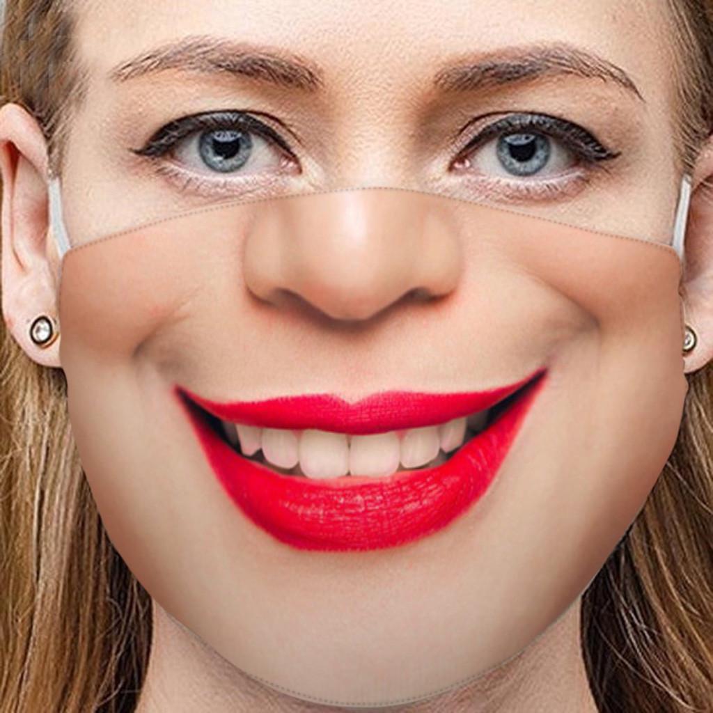 Adult - Funny Face Scarf Breathable Cycling One Size