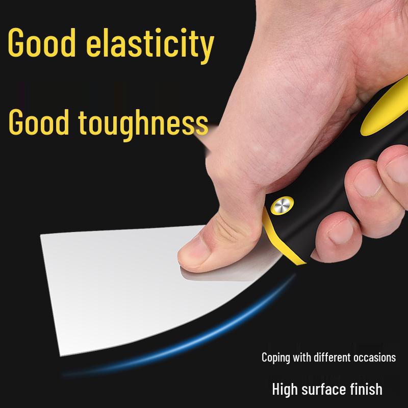 Pogrubiony Nieslizgający Szpachelka: Skrobak, Szpachelka, Kładka, Narzędzie do czyszczenia z plastikową rączką, Mały skrobak do gładzi malarskiej