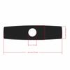 10 Inch Faucet Deck Plate Matte Black Faucet Base Plate Stylish Sink Hole Cover  Vanity Sink