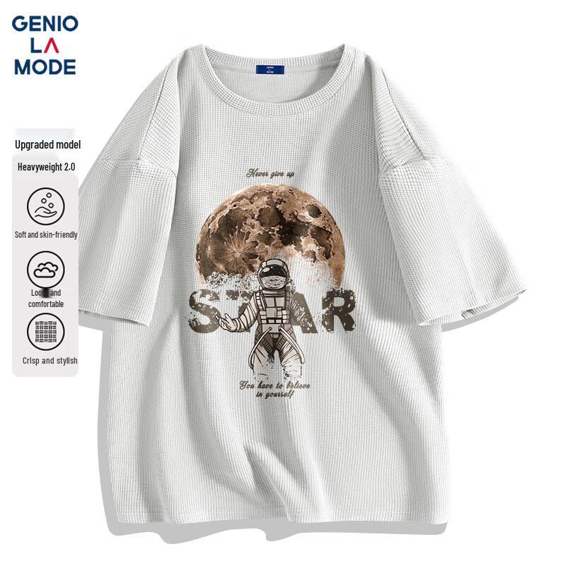 Men s Waffle Knit Short Sleeve T-Shirt 2XL